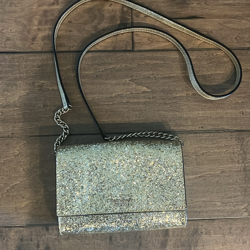Kate Spade Glitter Bug Chain Clutch/Crossbody